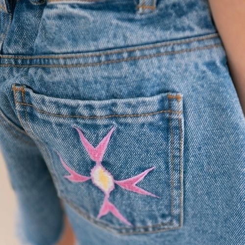 Jenest lilou denim shorts medium wash - korte broek-2