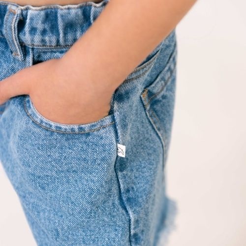 Jenest lilou denim shorts medium wash - korte broek-3