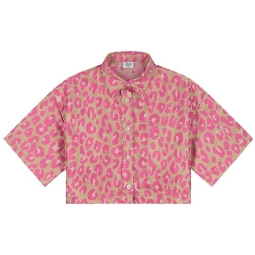 Call me frankie cmf pink leopard blouse-1