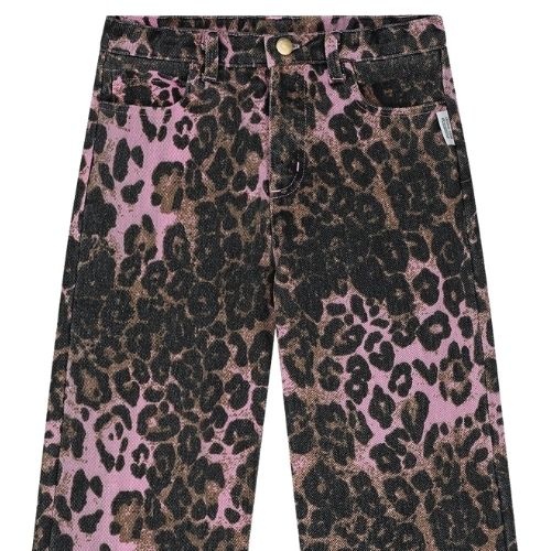 Call me frankie cmf leopard pants pink-4