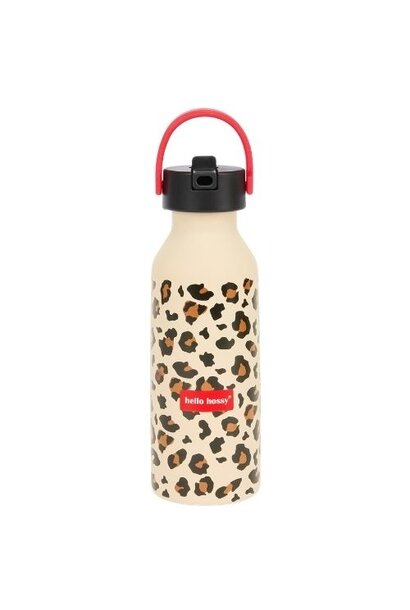 Hello Hossy bottle leopard 350ml - drinkfles
