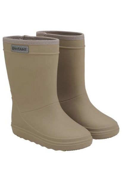 En Fant rain boots solid portabella - regenlaarzen
