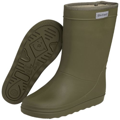 En Fant rain boots solid ivy green - regenlaarzen-3