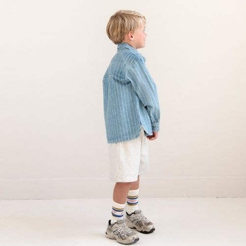 Jenest xavi shorts grey melange - korte broek-3