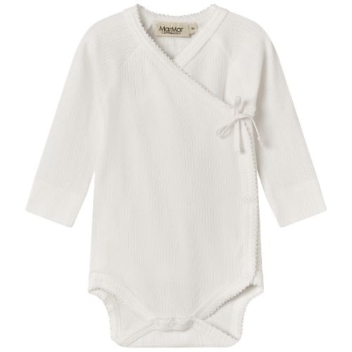 MarMar Copenhagen belita modal pointelle gentle white - romper-1