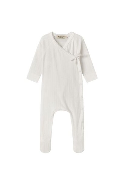 MarMar Copenhagen rubetta modal pointelle gentle white - romper