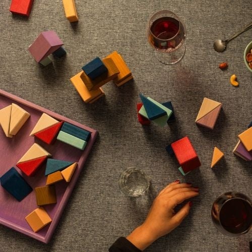 Grimm's tiny art collection - blokkenset rythm-4