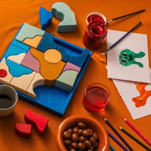 Grimm's tiny art collection - blokkenset wave-2