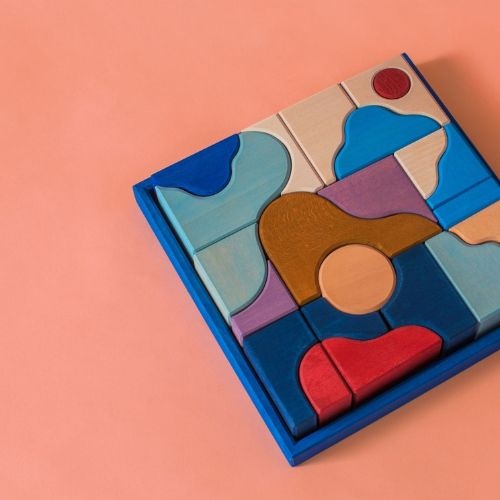 Grimm's tiny art collection - blokkenset wave-8