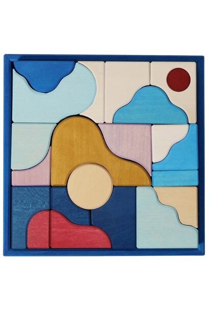 Grimm's tiny art collection - blokkenset wave