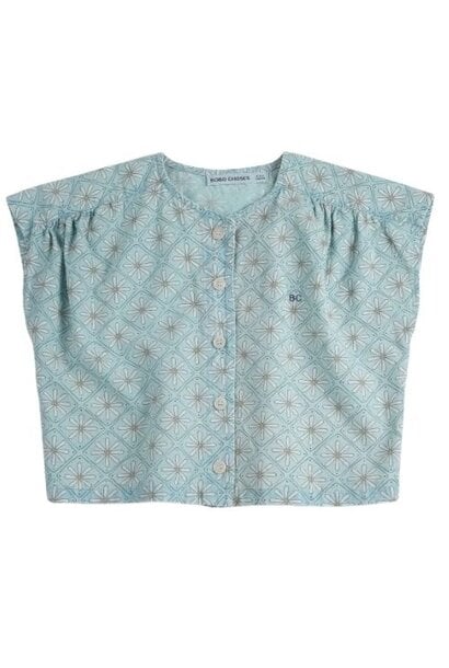 Bobo Choses daisy mosaic all over woven top