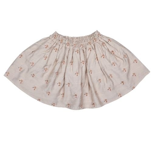 Donsje Amsterdam cayley skirt hummingbirds soft taupe - romper-1