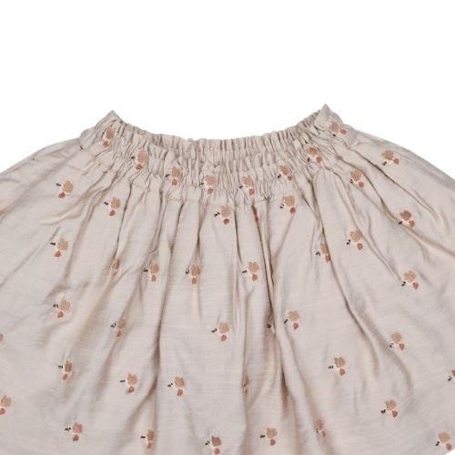 Donsje Amsterdam cayley skirt hummingbirds soft taupe - romper-3