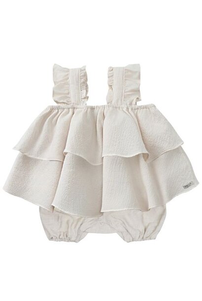 Donsje elowen playsuit warm white - romper