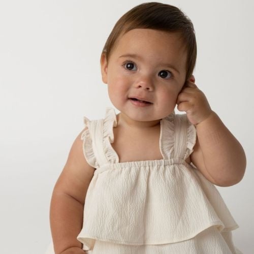 Donsje elowen playsuit warm white - romper-2