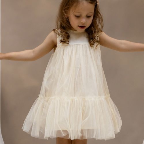 Donsje negina dress warm white - jurk-2