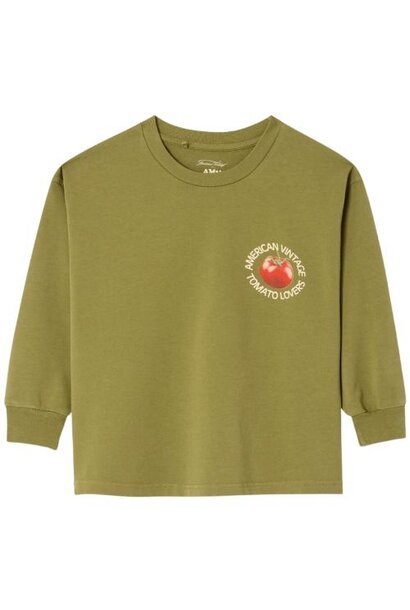 American Vintage fizvalley t-shirt herbes de provence vintage longsleeve