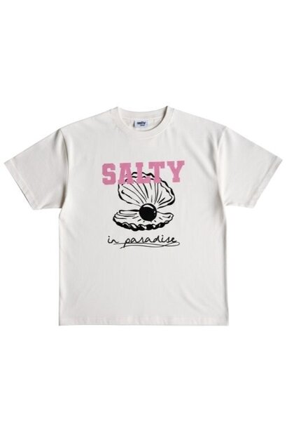 Salty Stitch salty pearl tee - off white