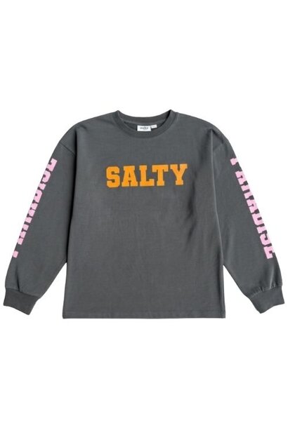 Salty Stitch salty paradise skater tee - dark grey
