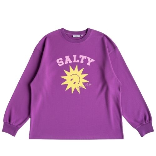 Salty Stitch salty sun skater tee - purple-1