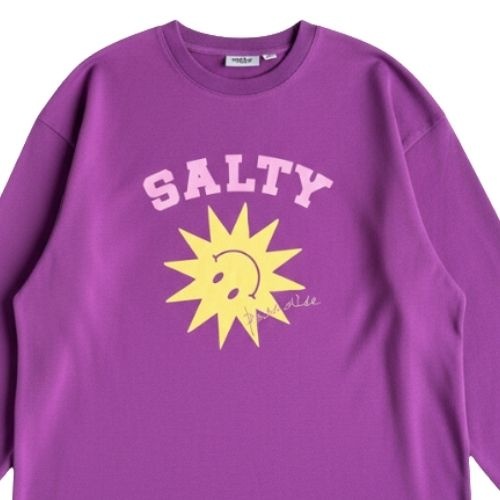 Salty Stitch salty sun skater tee - purple-5