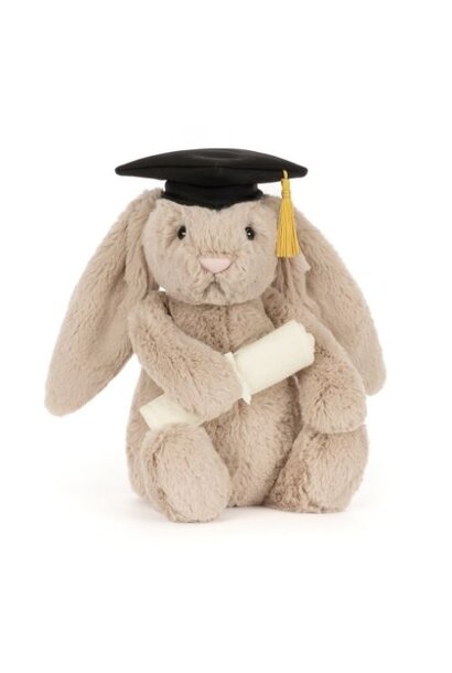 Jellycat bashful bunny graduation outfit