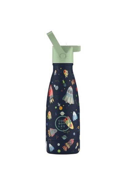 The Kids Bottle - space rockets 260ml - drinkfles