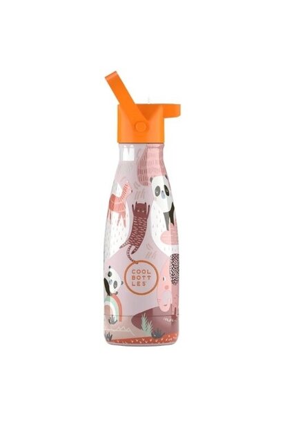 The Kids Bottle - panda gang 260ml - drinkfles