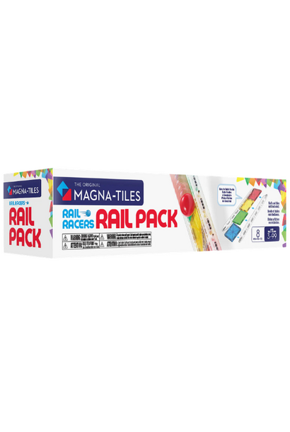 Magna-Tiles rail racers 8 stuks rail pack - ballenbaan