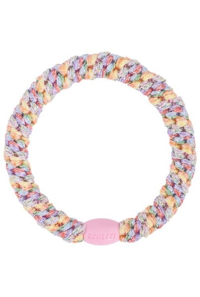 Kknekki pastel circus glitter - haarelastiek