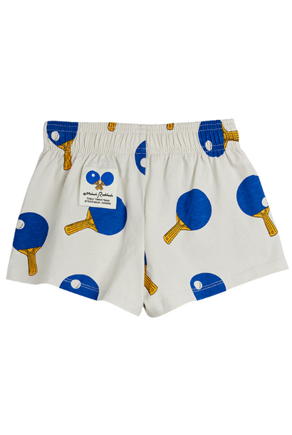 Mini Rodini table tennis aop shorts grey - korte broek