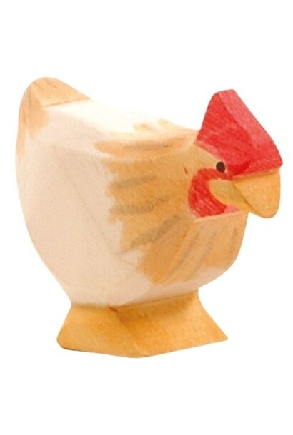 Ostheimer kip staand oker