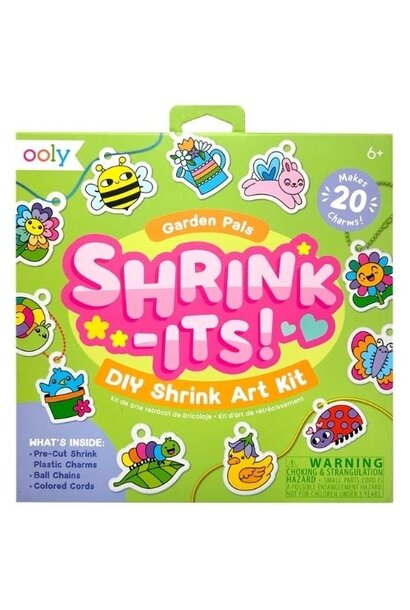 Ooly shrink-its! d.i.y. shrink art kit garden pals - krimpie dinkie krimpfolie