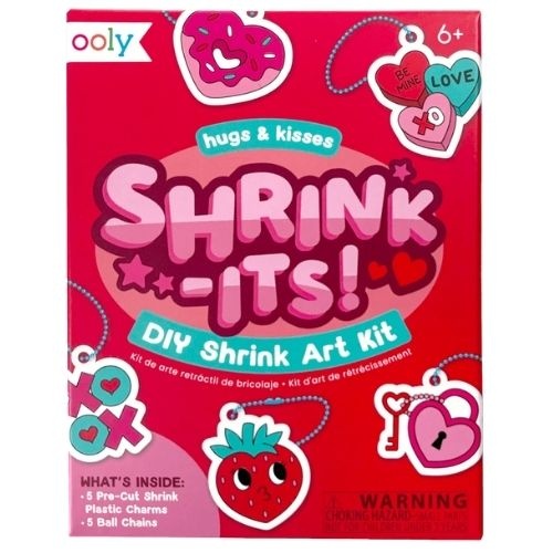 Ooly mini shrink-its! d.i.y. shrink art kit hugs & kisses - krimpie dinkie krimpfolie-1