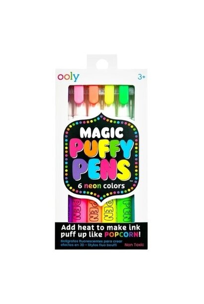 Ooly magic neon puffy pens
