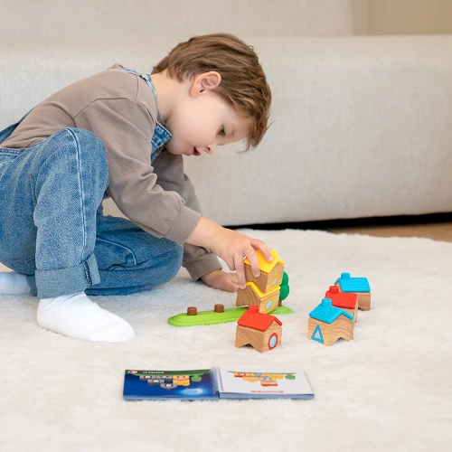 Smart Games stapeldorp - behendigheidsspel-2