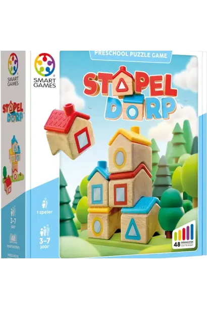 Smart Games stapeldorp - behendigheidsspel
