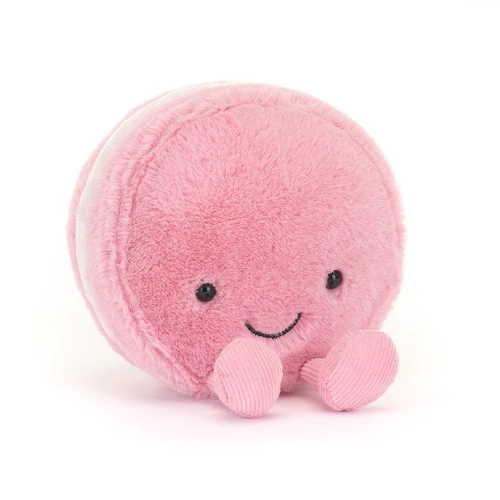 Jellycat amuseables mia macaron framboise-1