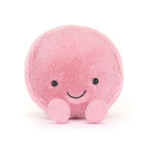 Jellycat amuseables mia macaron framboise-5