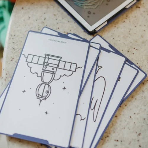 Kidywolf kidydraw mini tekentablet 30 'galaxie en sterrenstelsel' tekeningen-8