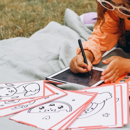 Kidywolf kidydraw mini tekentablet 30 'kawai' tekeningen-5