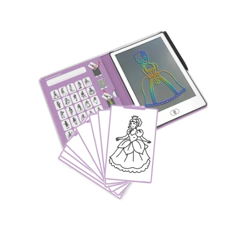 Kidywolf kidydraw mini tekentablet 30 'prinsessen' tekeningen-2