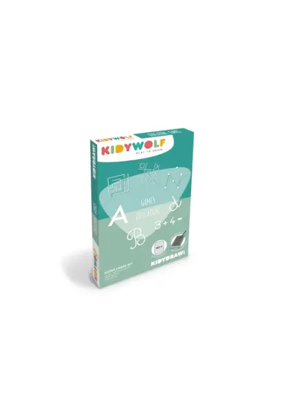 Kidywolf kidydraw mini extra tekenset refill tekeningen "spelletjes" en "onderwijs"