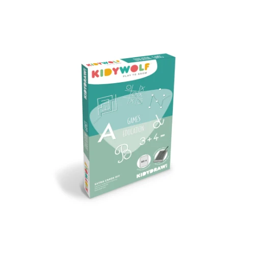 Kidywolf kidydraw mini extra tekenset refill tekeningen "spelletjes" en "onderwijs"-1