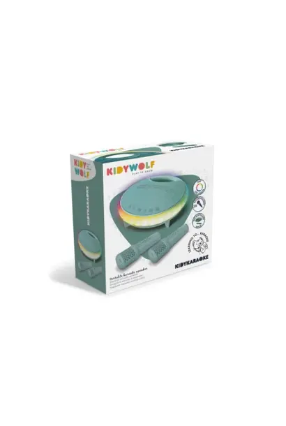 Kidywolf kidykaraoke karaoke luidspreker met 2 microfoons