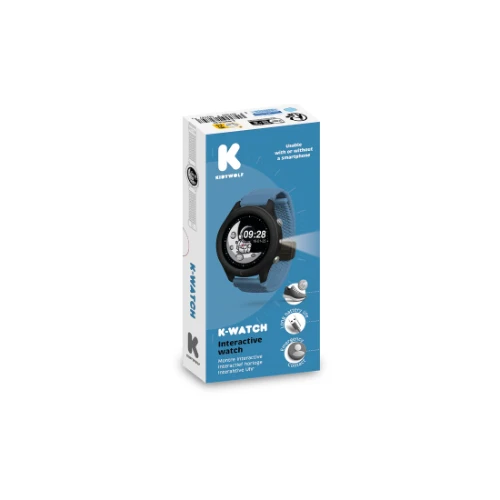 Kidywolf kidywatch interactieve smartwatch blauw-1