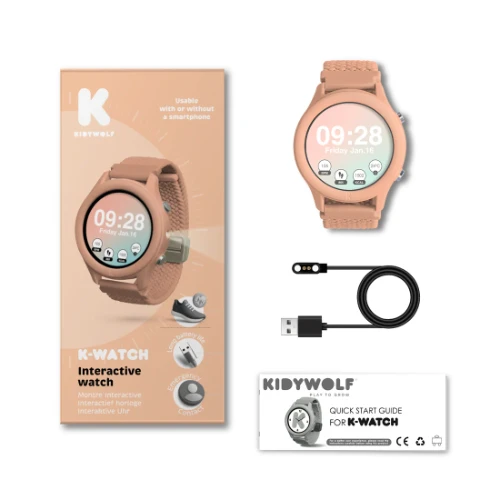 Kidywolf kidywatch interactieve smartwatch roze-7