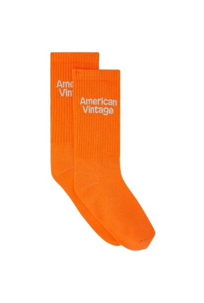 American Vintage clypsun chaussettes orangeade sokken