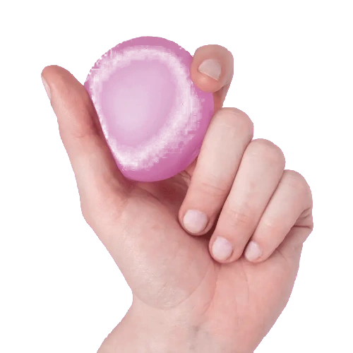 Speks gump memory gel stress ball - moon gelly pink-3
