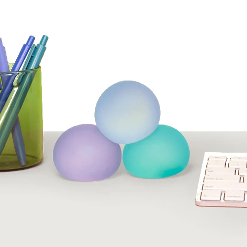 Speks gump memory gel stress ball - dew blue-6